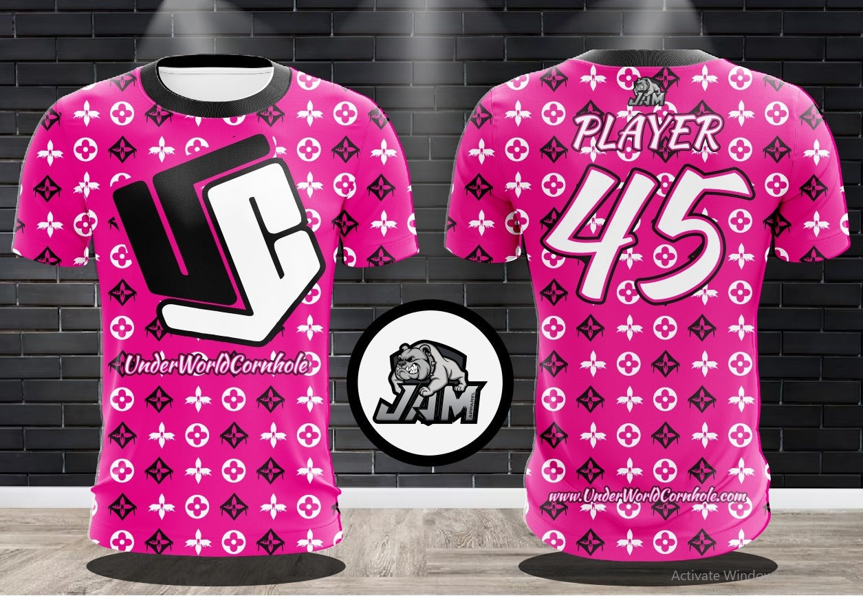 Underworld Cornhole Drippy Edition Jersey - Pink Base