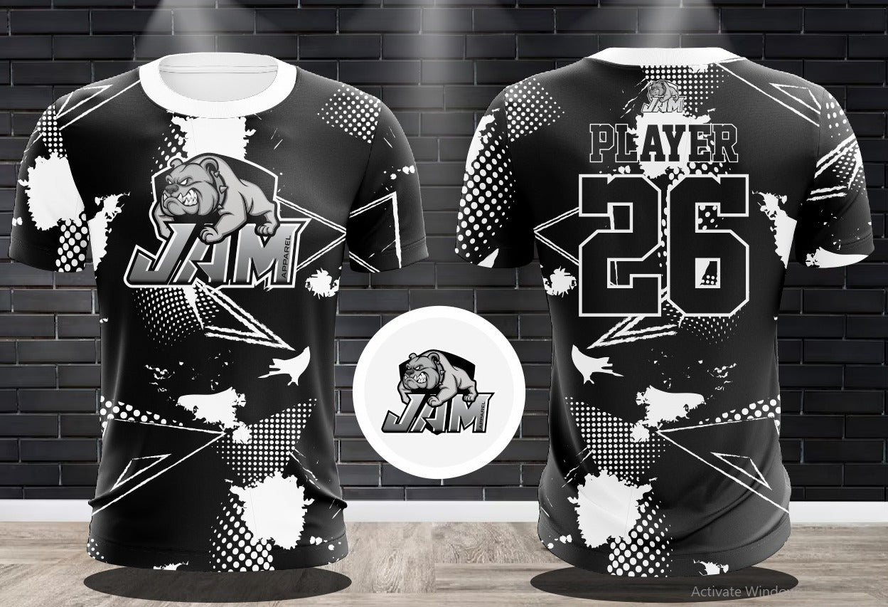 JAM Unorganized Symmetry Jersey- Blackout