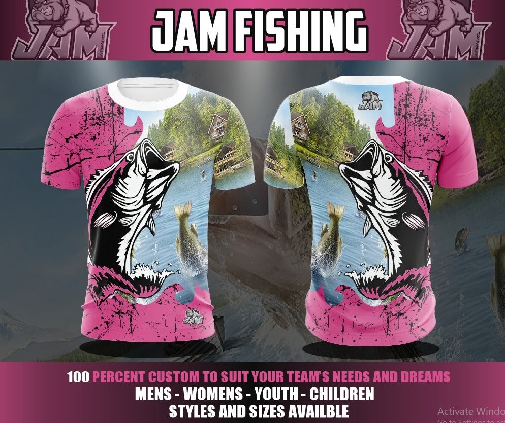 (NEW)JAM Fishing - Pink Jersey