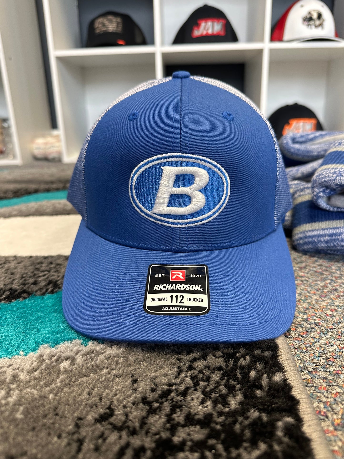 (NEW)Richardson 112 Brunswick B Embroidered Hat