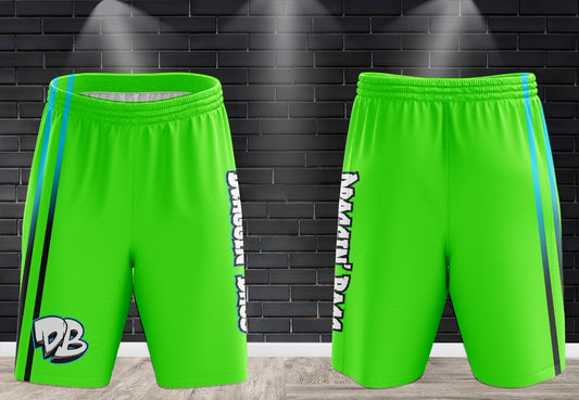 Draggin Bags 2024 Clean Edition Performance Shorts - Lime