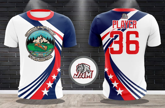 (NEW)802 Anonymous 4th of July Jersey - Blue Base