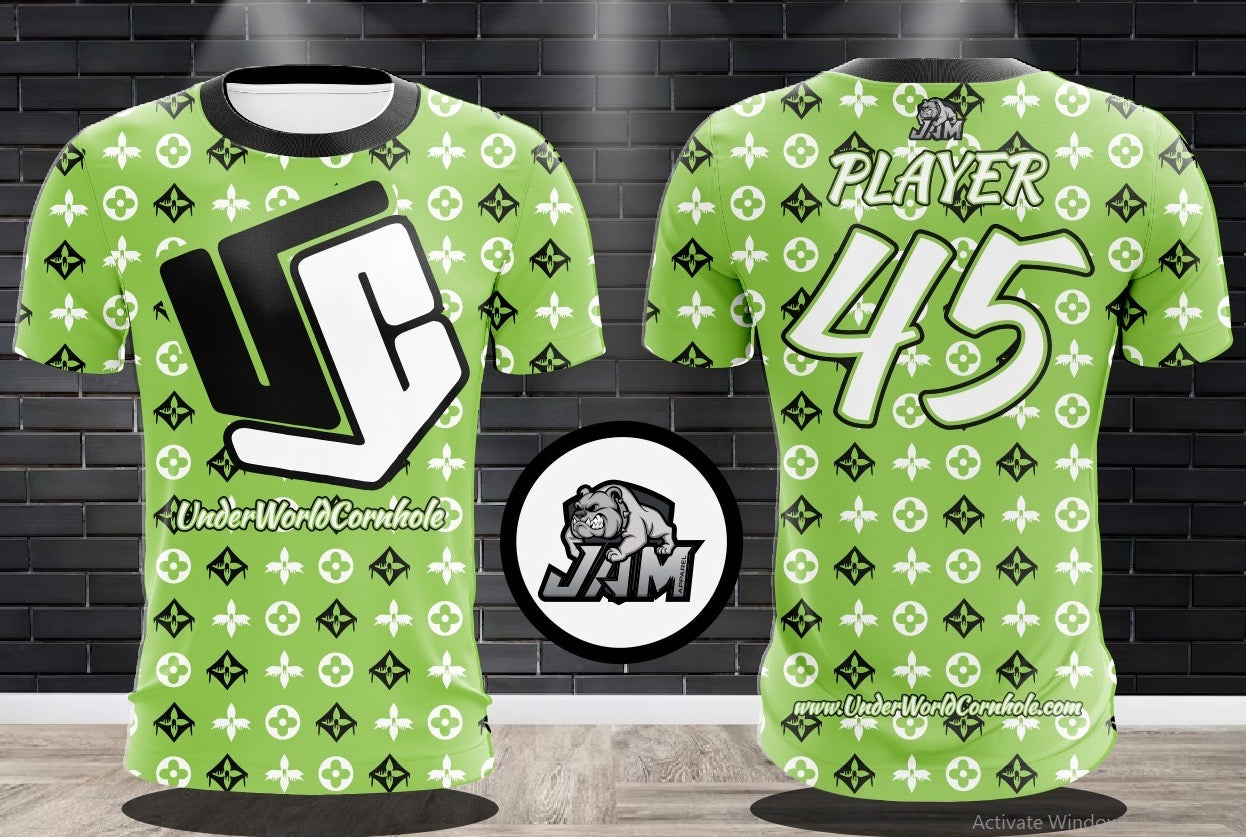 Underworld Cornhole Drippy Edition Jersey - Green Base