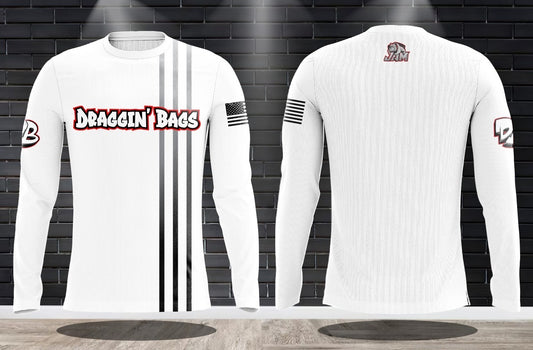 Draggin Bags 2024 Clean Edition Long Sleeve Jersey - White