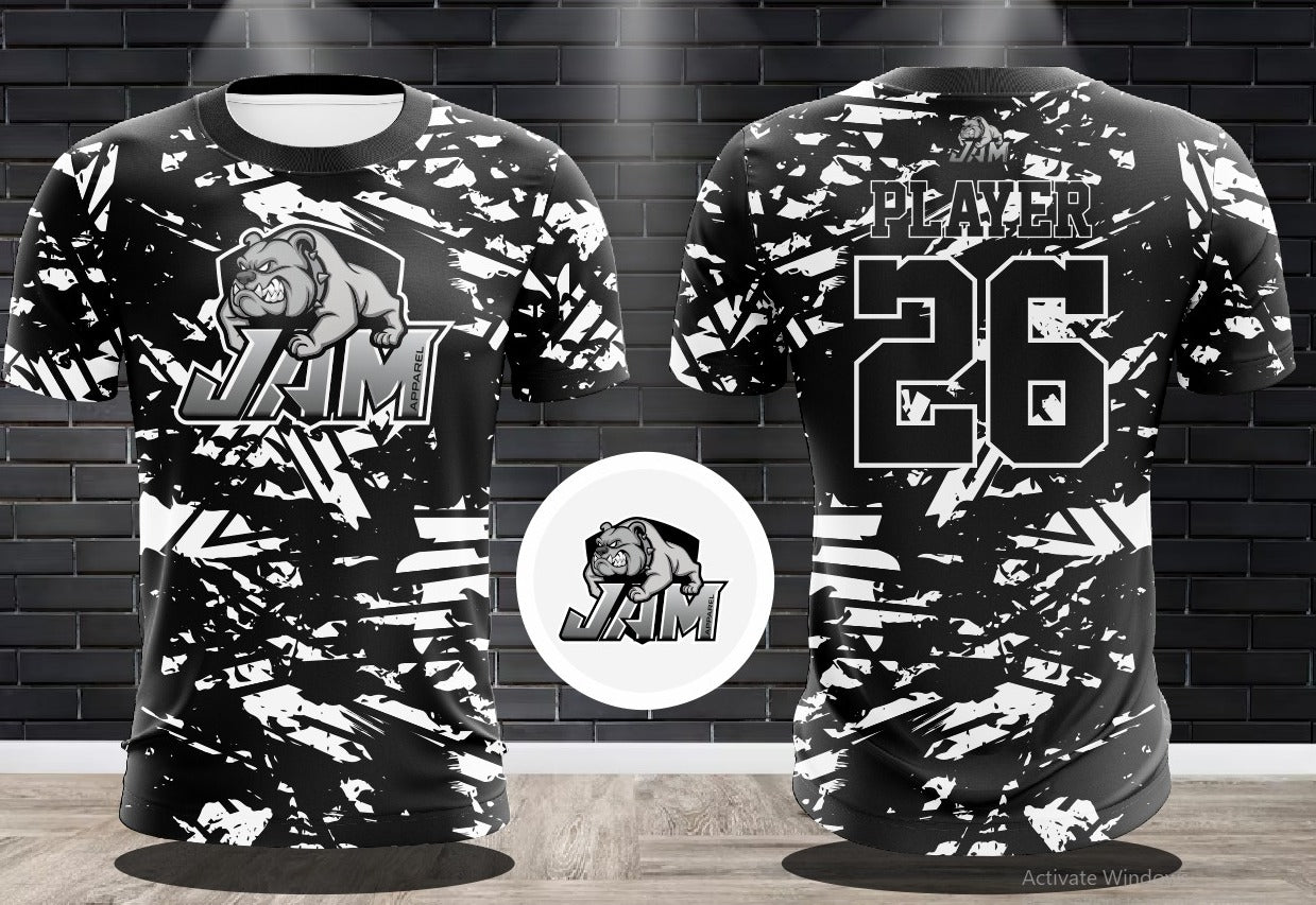 (NEW)JAM Shattered Dreams Jersey - Blackout