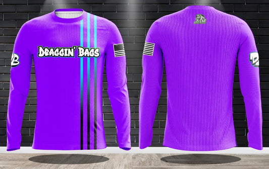 Draggin Bags 2024 Clean Edition Long Sleeve Jersey - Purple