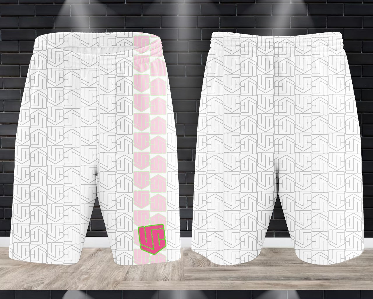 (NEW)Underworld Cornhole Performance Drifit Short(s) - White Out