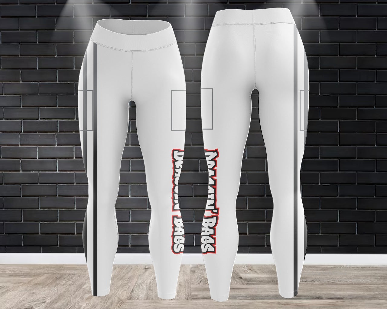 (NEW)Draggin Bags 2024 Clean Edition Performance Leggings - White