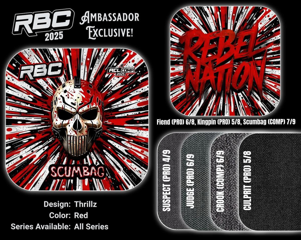 (NEW)Rebel Bag Co. Ambassador Exclusive 2025 ACL Professional Cornhole Bags - Thrillz