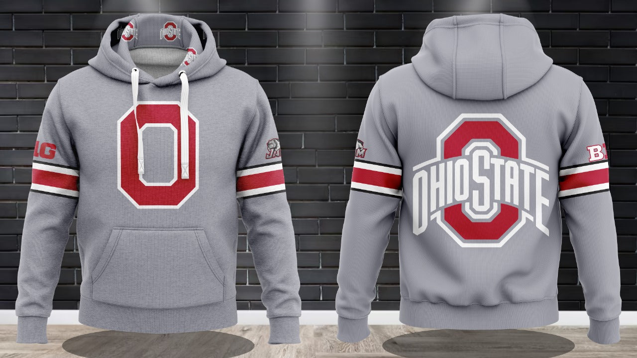 (NEW)2025 The Ohio State University Performance Hooded Sweatshirt