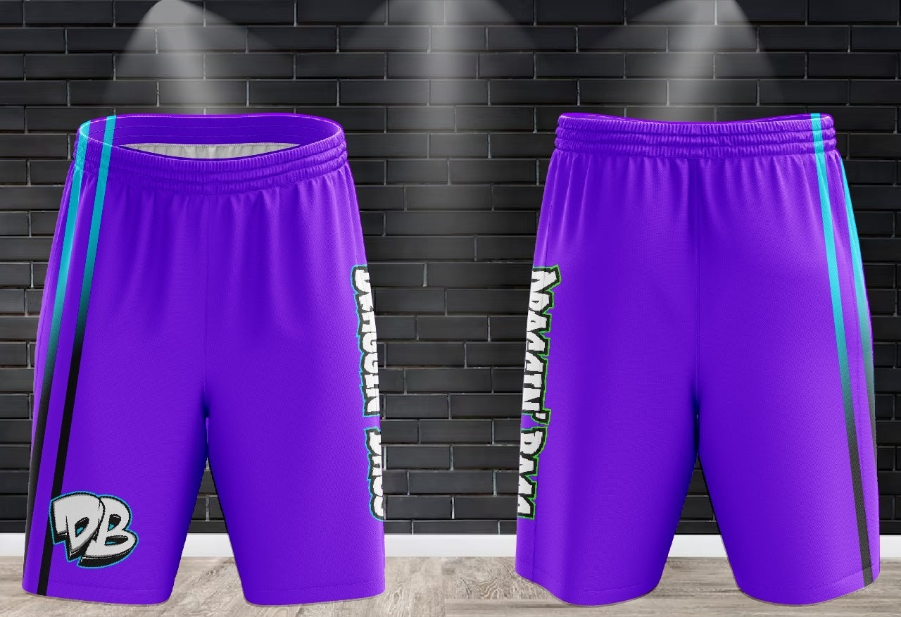 (NEW)Draggin Bags 2024 Clean Edition Performance Shorts - Purple