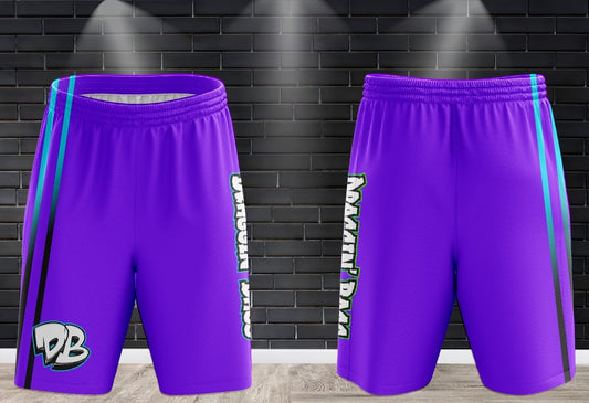 Draggin Bags 2024 Clean Edition Performance Shorts - Purple