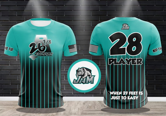 (NEW)26 7/8 Too short Jersey - Tiffany Colorway