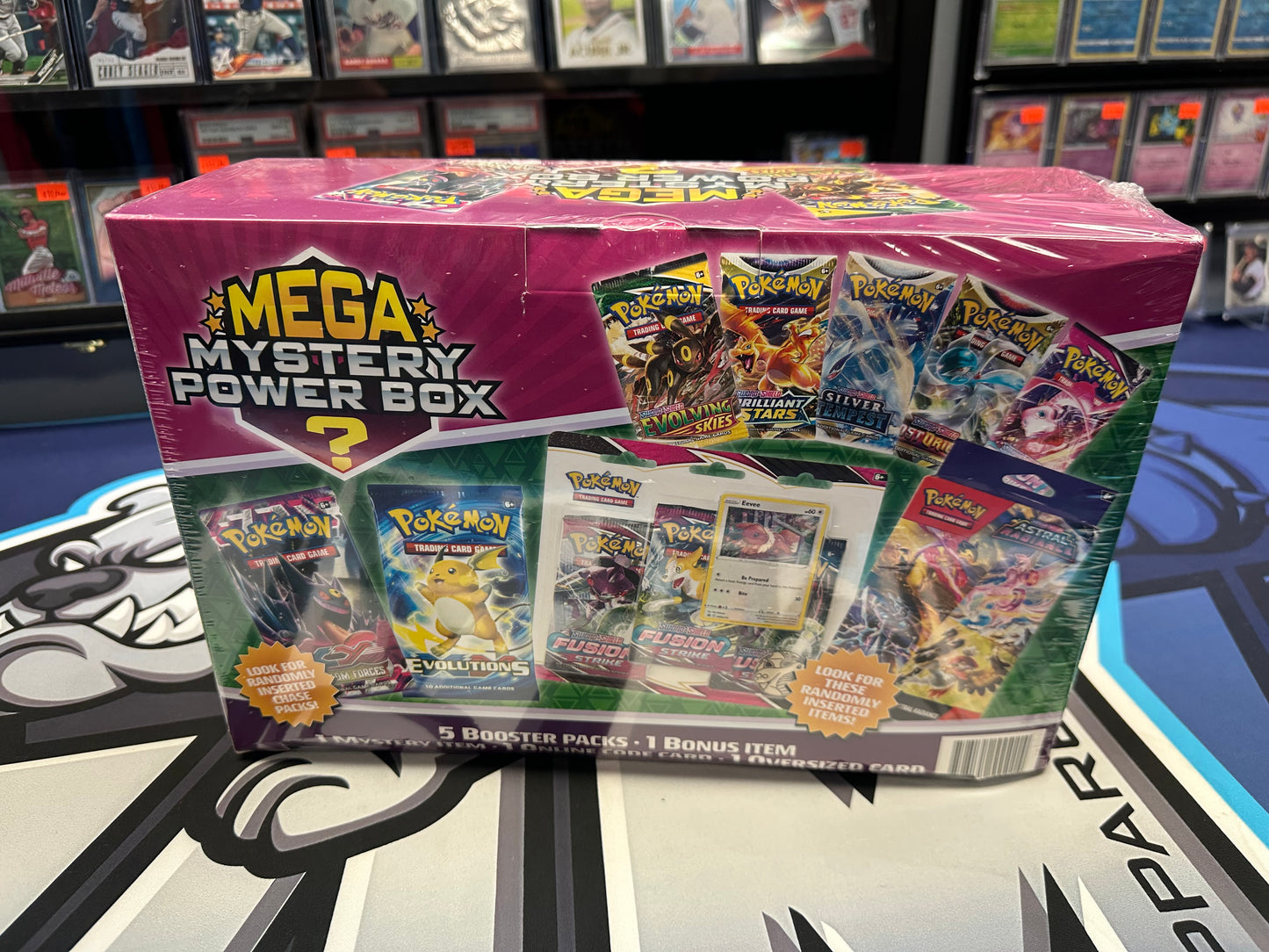 2024 Winter POKEMON MEGA MYSTERY POWER BOX, MJ HOLDING, NEW / SEALED