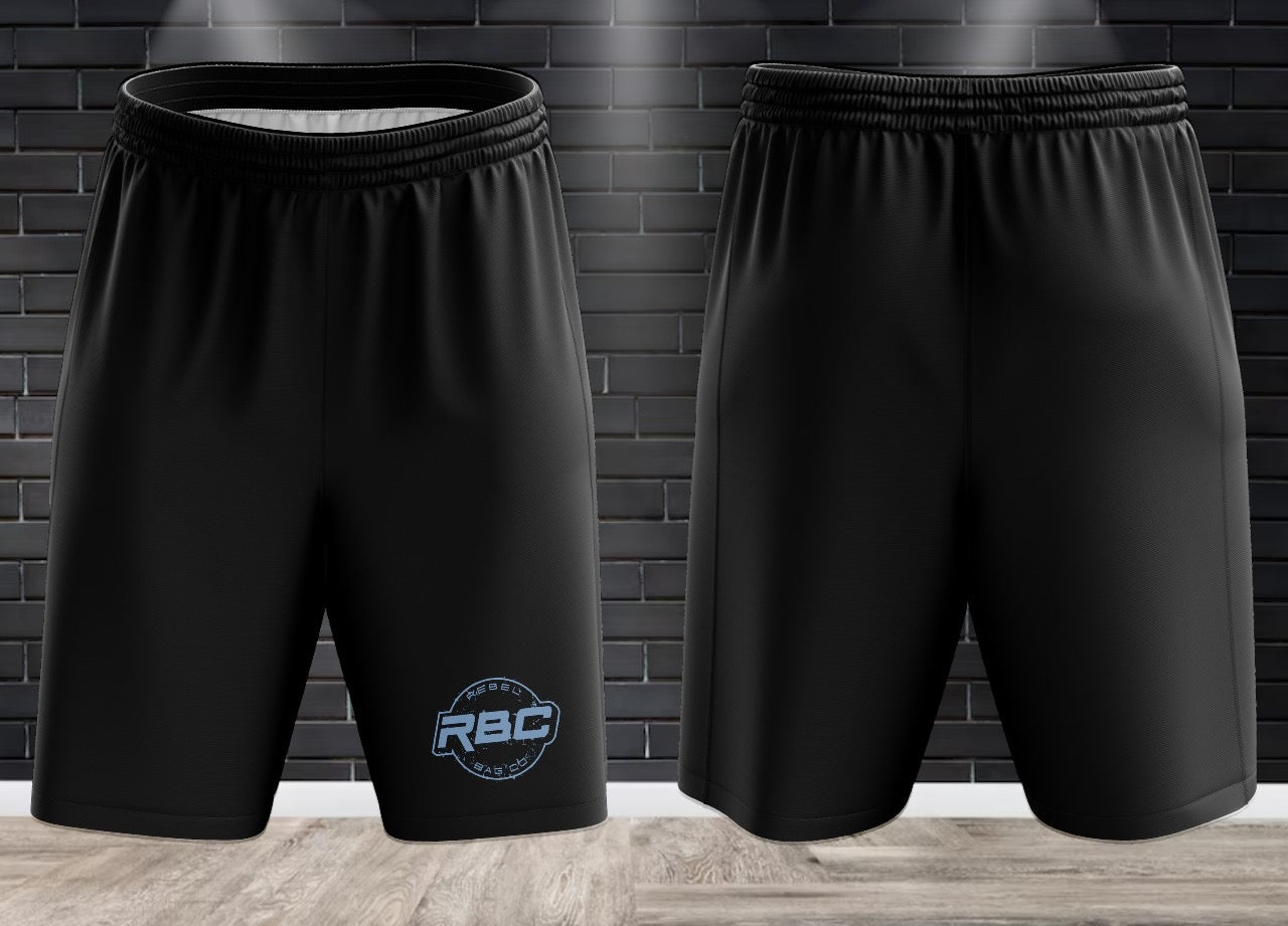 (NEW)Rebel Bag Co. Performance Interlock Drifit Shorts - Various Logo Color-ways