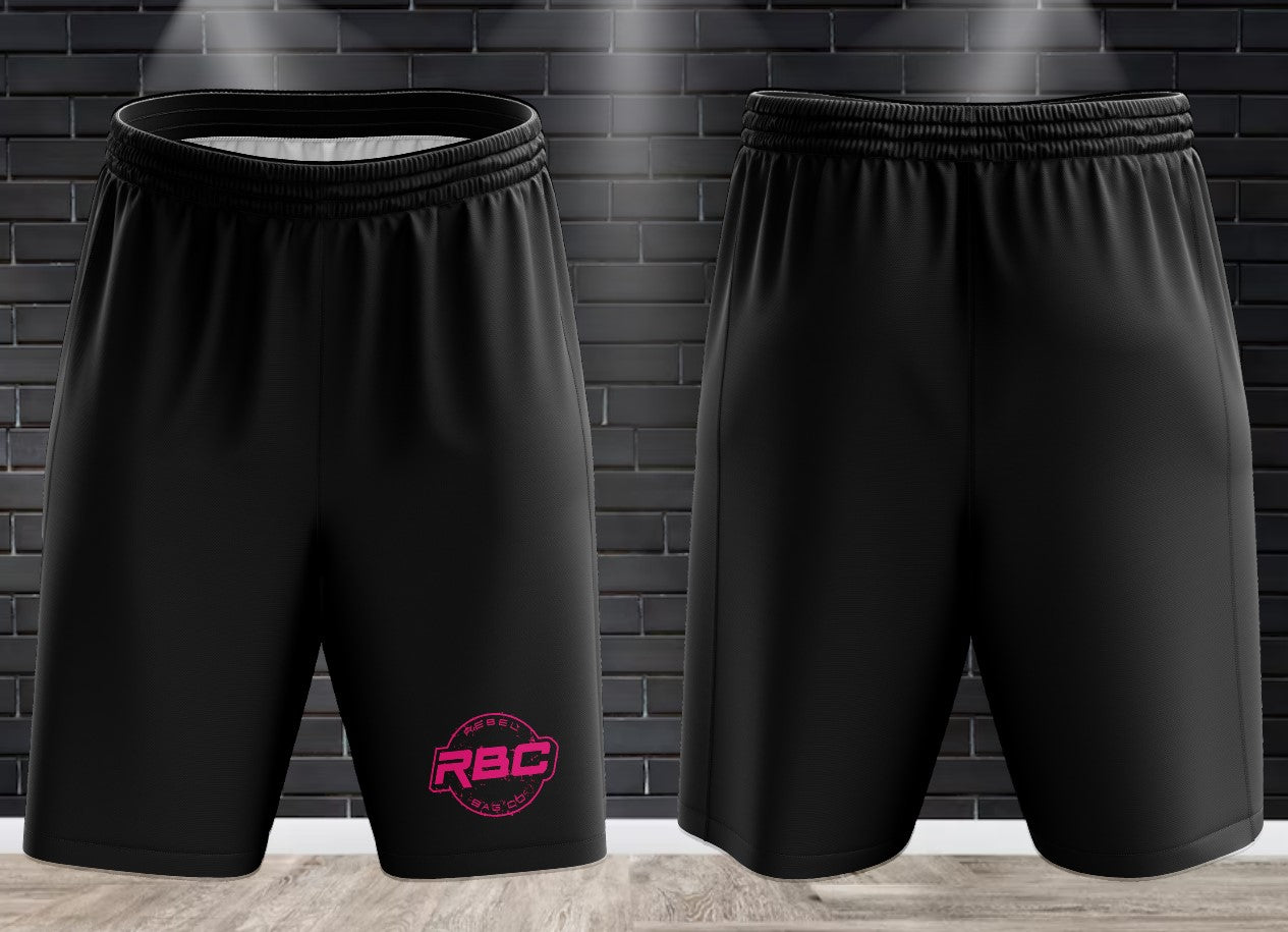 (NEW)Rebel Bag Co. Performance Interlock Drifit Shorts - Various Logo Colorways