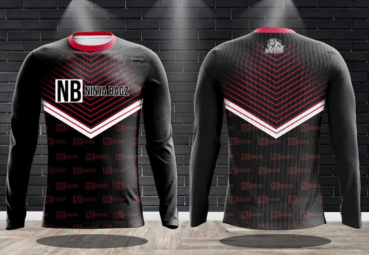 (NEW)Ninja Bagz NB - Badger Edition Long Sleeve Jersey