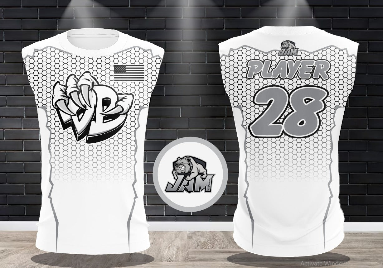 Draggin Bags Draggin Claw - White Base Whiteout Claw Jersey or Cutoff