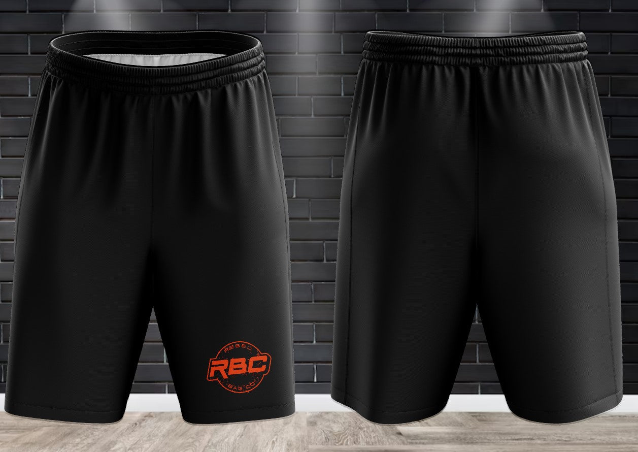 (NEW)Rebel Bag Co. Performance Interlock Drifit Shorts - Various Logo Colorways