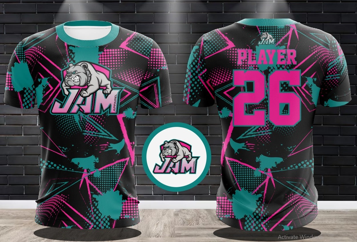 (NEW)JAM Unorganized Symmetry Jersey - Miami