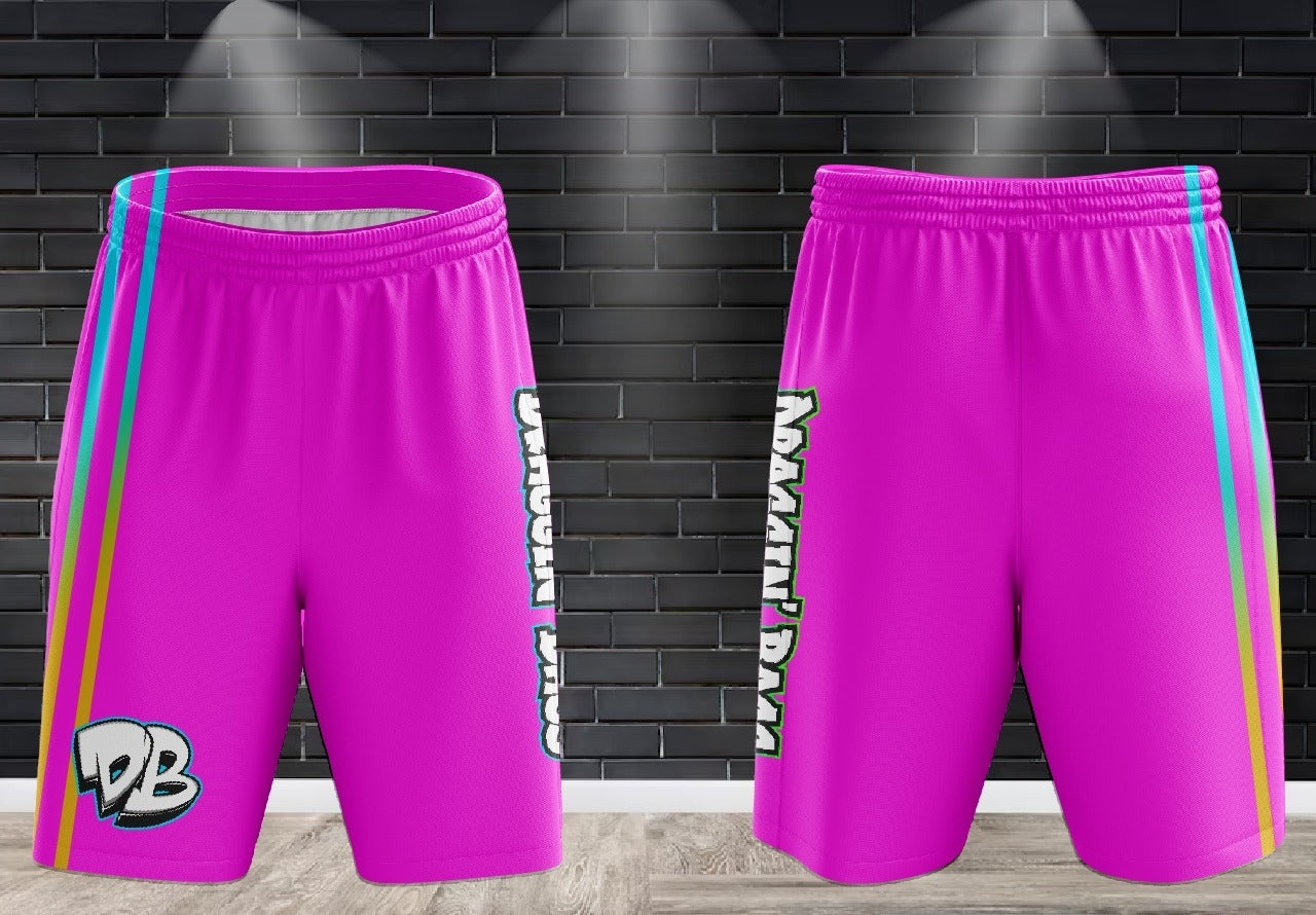 (NEW)Draggin Bags 2024 Clean Edition Performance Shorts - Pink