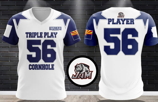 (NEW)2025 Triple Play Cornhole Performance Drifit Jersey - Cowboys Home