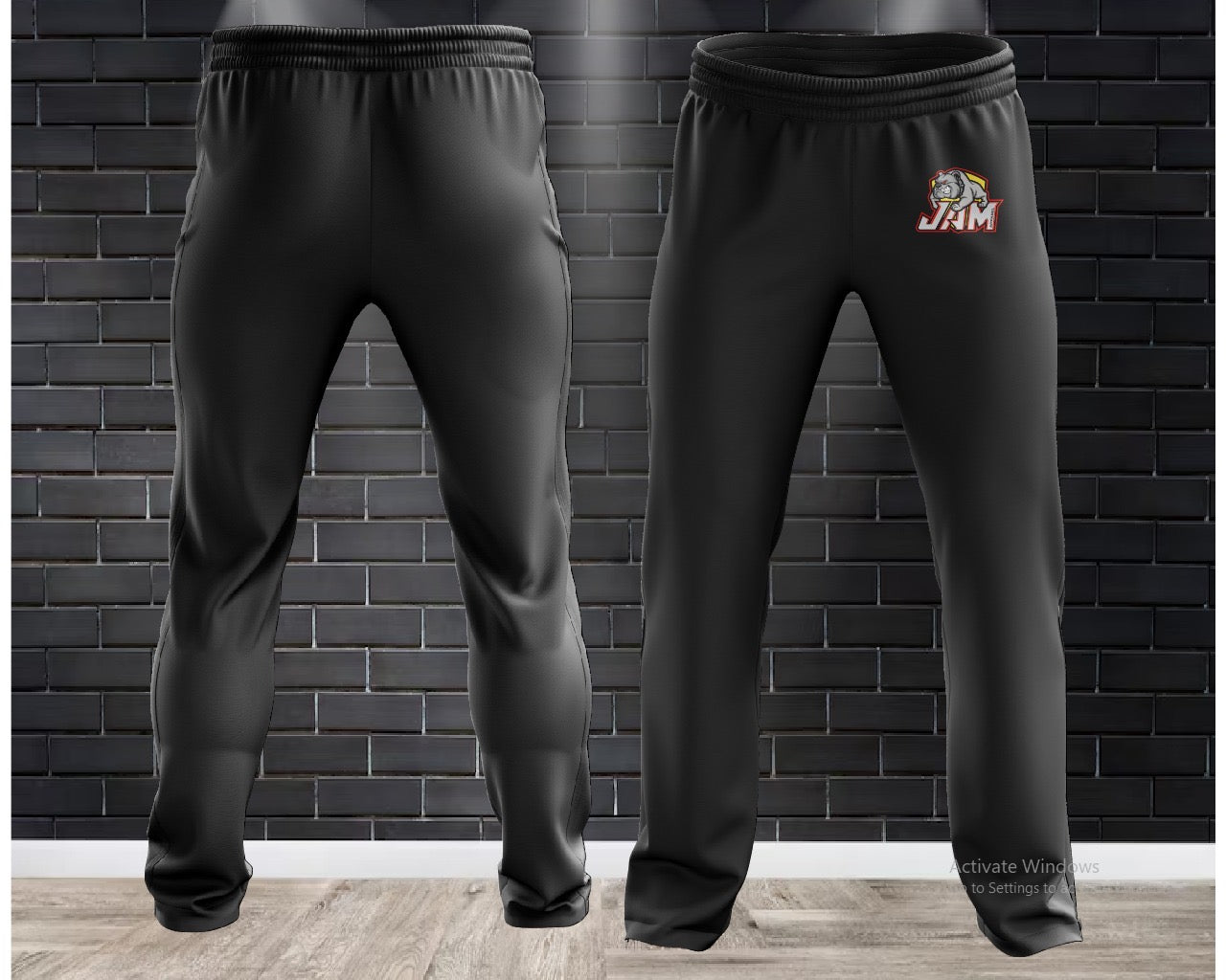 JAM Performance Fleece Lined Sweatpants - Resilience Logo