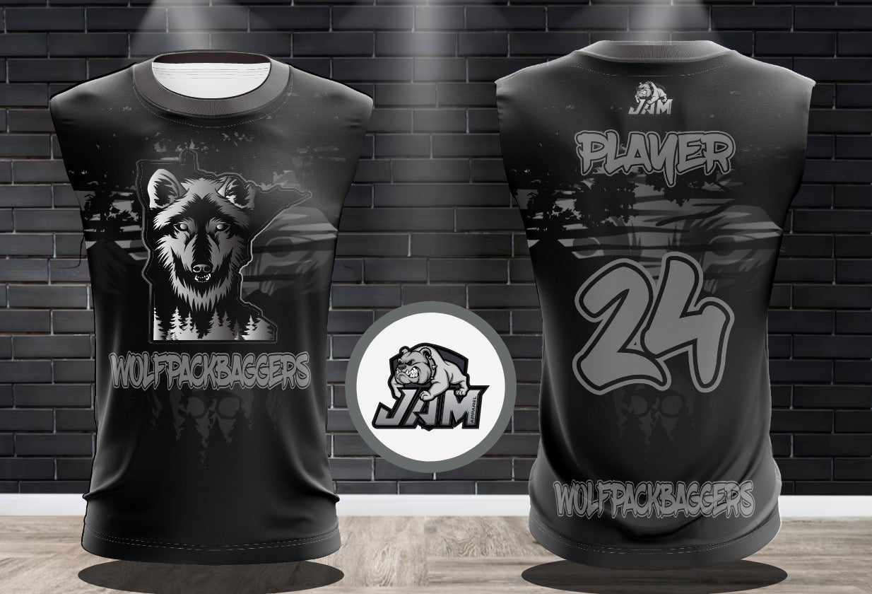 Wolfpack Baggers OG Blackout DriFit Performance Jersey