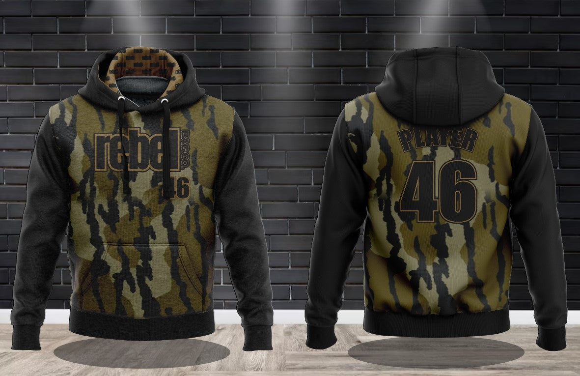 (NEW)Rebel Bag Co. Rebel Army Performance Hooded Sweatshirts - 3 Colorways
