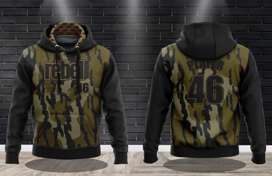 (NEW)Rebel Bag Co. Rebel Army Performance Hooded Sweatshirts - 3 Colorways
