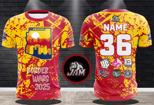 (NEW)2025 Border Wars Team Arizona Edition Performance DriFit Jersey