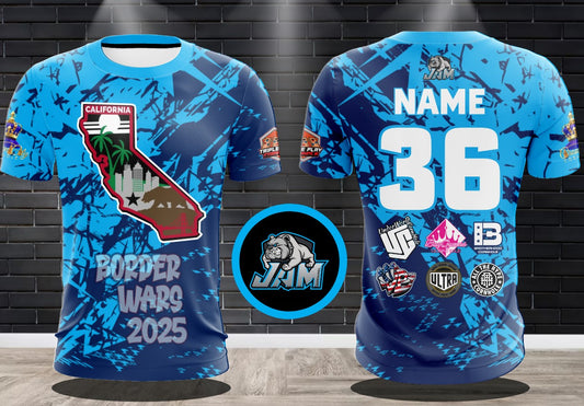 (NEW)2025 Border Wars Team California Edition Performance DriFit Jersey