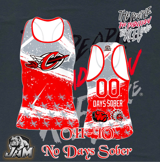 No Days Sober - Ohio Sports Teams Racerback Tank