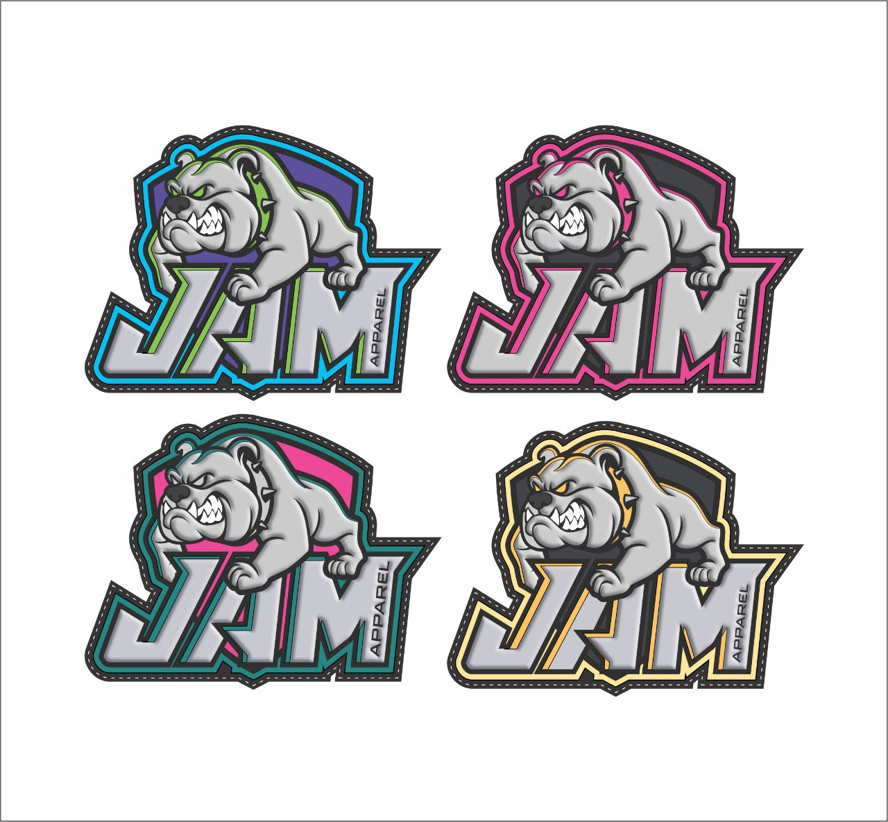 3D PVC Patches - Contour Cut JAM Apparel Stock Designs