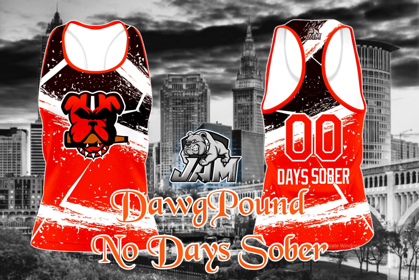 No Days Sober - Dawg Pound Racerback Tank