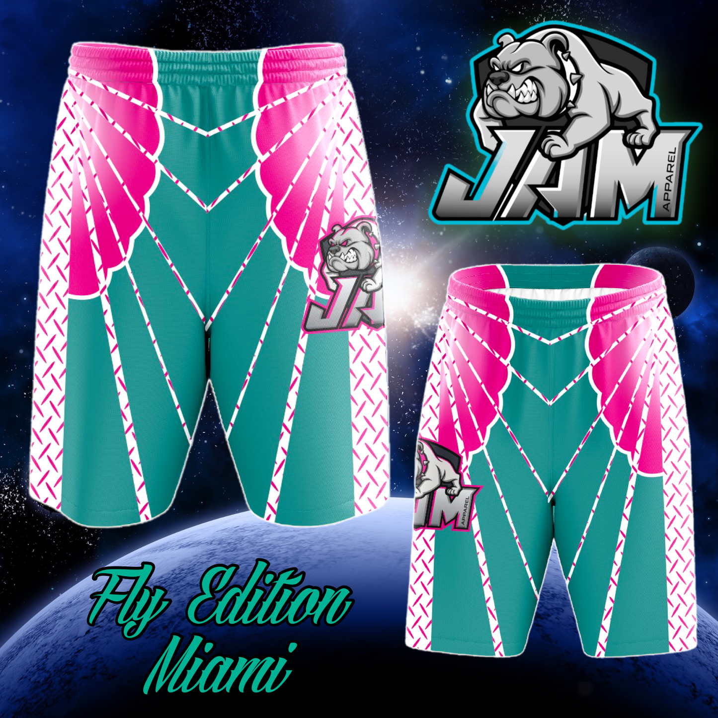JAM Stock - Fly Edition Miami Microfiber Shorts